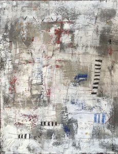 TRAZOS MIXTA SOBRE TELA, 50X40 CM, 2018